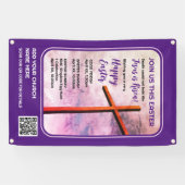 イエス様はキリスト教の復活祭を復活させた 横断幕 (横)