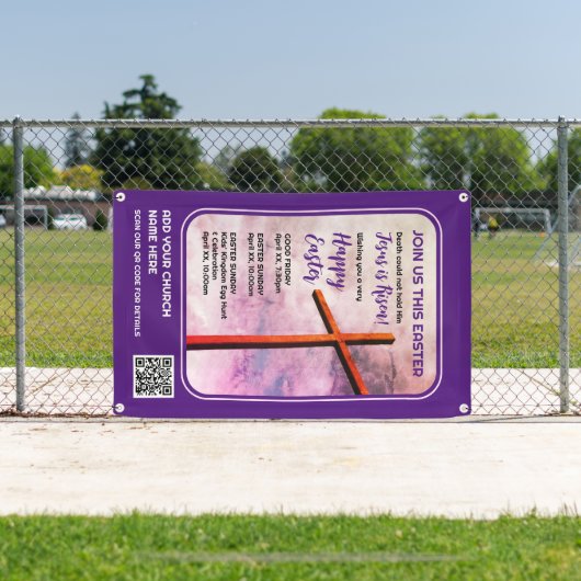 イエス様はキリスト教の復活祭を復活させた 横断幕 (インサイチュ)