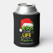 イエス様はクリスマスだけではない人生のためだ 缶クーラー (缶裏面)