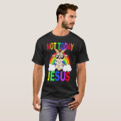 イエス様は今日はダメ Tシャツ (正面フル)