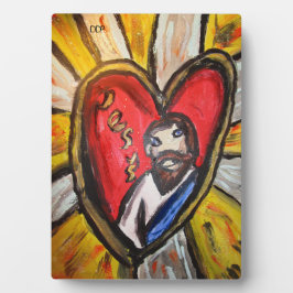 イエス様は光の輝きを放つ フォトプラーク