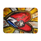 イエス様は光の輝きを放つ マグネット (横)