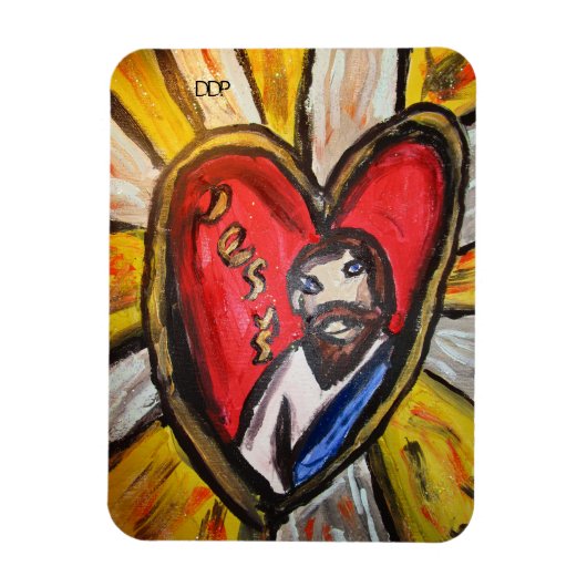 イエス様は光の輝きを放つ マグネット (縦)