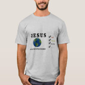 イエス様は子どもたちの世界を愛している Tシャツ (正面)