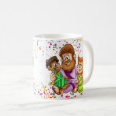 イエス様は子供とマグカップ コーヒーマグカップ (正面右)