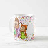 イエス様は子供とマグカップ コーヒーマグカップ (正面左)