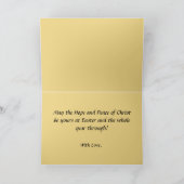 イエス様は復活絵画した、宗教的なキリスト教復活祭 シーズンカード (内部)