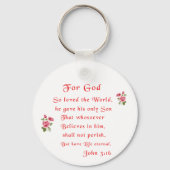 イエス様は愛されている キーホルダー (裏面)