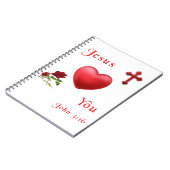 イエス様は愛されている ノートブック (左側)