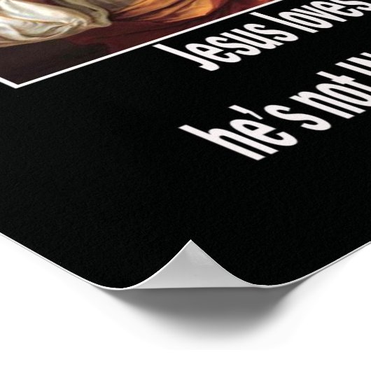 イエス様は愛されている ポスター (角)