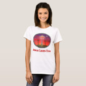 イエス様は愛されている Tシャツ (正面フル)