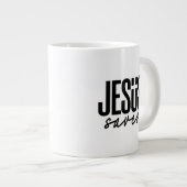 イエス様は救う ジャンボコーヒーマグカップ (正面右)