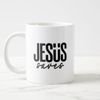 イエス様は救う ジャンボコーヒーマグカップ