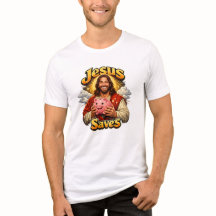 イエス様は救う - ジョークTシャツ ヴィンテージ