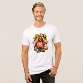 イエス様は救う - ジョークTシャツ ヴィンテージ トライブレンドTシャツ (正面全面)