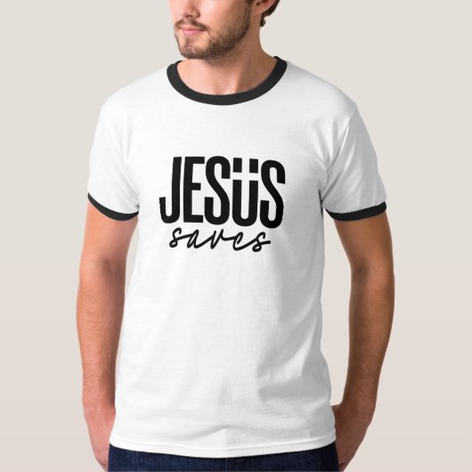 イエス様は救う Tシャツ (正面)