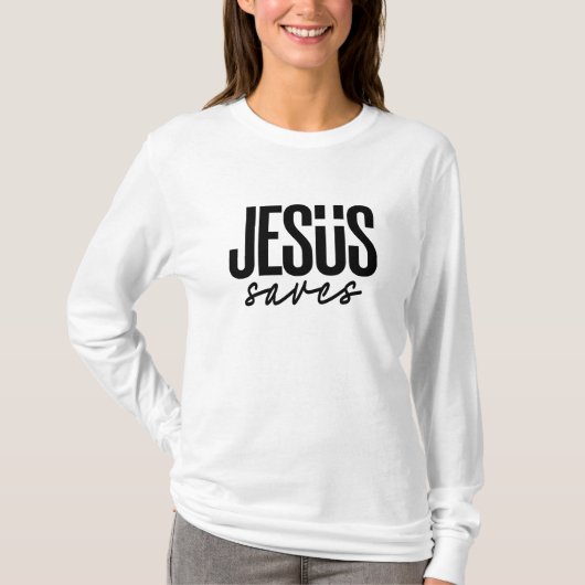 イエス様は救う Tシャツ (正面)