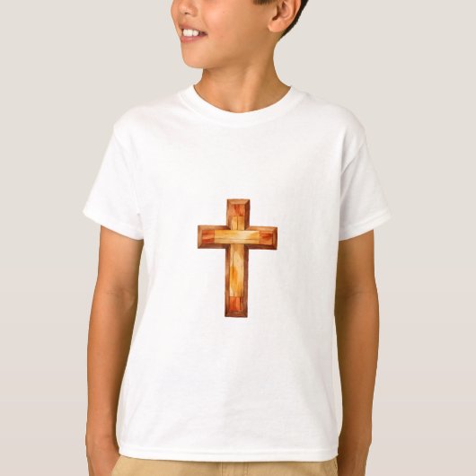 イエス様は救ってくれる ブロ キッズTシャツ Tシャツ (正面)