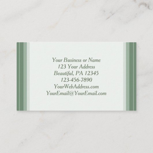 イエス様は春の花聖書の復活祭を生きる 名刺 (裏面)