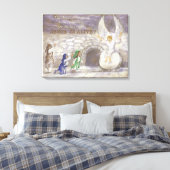 イエス様は生き生きとしたキャンバス キャンバスプリント (インサイチュ (寝室))