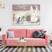 イエス様は生き生きとしたキャンバス キャンバスプリント (インサイチュ (リビング))