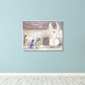 イエス様は生き生きとしたキャンバス キャンバスプリント (インサイチュ (ウッドフロア))