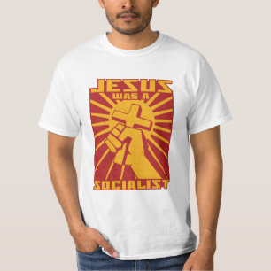 イエス様は社会主義のレトロであった Tシャツ