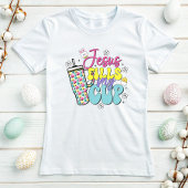 イエス様は私のカップのイースターティーを満たす；キリスト教のイースター Tシャツ