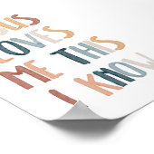 イエス様は私を愛している。私が知っているポスター ポスター (角)