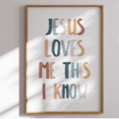 イエス様は私を愛している。私が知っているポスター ポスター