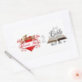 イエス様は私を愛してる私が知ってる… 長方形シール (封筒)