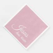 イエス様は立ち上がった | カスタムピンククリスチャン・イースター (コーナー)