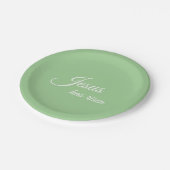 イエス様は緑のキリストエレガント教の復活祭を復活させた ペーパープレート (アングル)