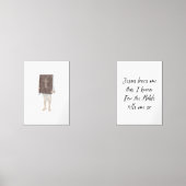 イエス様は聖書のポスターを持つキリスト教の少年を私に愛している (正面)