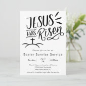 イエス様は芸術教会のイースターの日の出のサービスを復活させた 招待状 (スタンド正面)