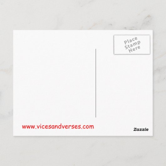 イエス様は誰を憎むだろうか。 ポストカード (裏面)