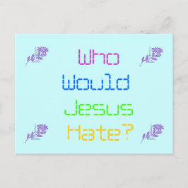 イエス様は誰を憎むだろうか。 ポストカード