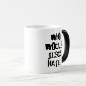 イエス様は誰を憎むだろう? モーフィングマグカップ (正面右)