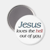 イエス様は貴方の地獄を愛している マグネット (正面/裏面)