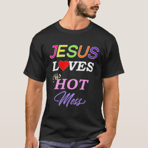 イエス様は、この激しい混乱したキリスト教信仰を愛している Tシャツ