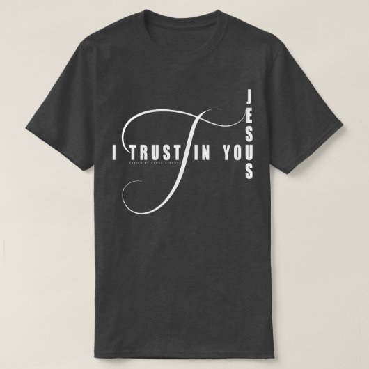 イエス様を信じます Tシャツ (デザイン正面)