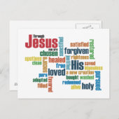 イエス様を通して… ポストカード (正面/裏面)