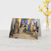 イエス様グリーティングカードの誕生 カード (黄色い花)