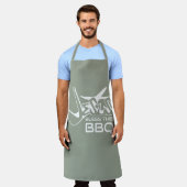 イエス様、このBBQをお守りください エプロン (着用した状態)