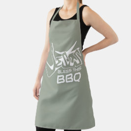 イエス様、このBBQをお守りください エプロン