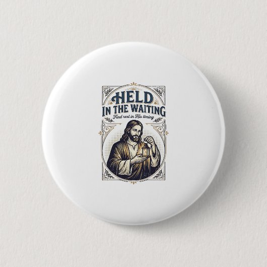 イエス様 不妊 妊娠希望 励まし 缶バッジ (正面)