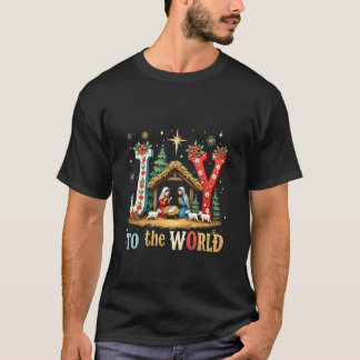 イエス様 世界に喜びを与えるクリスマス 赤ちゃん おしゃれキリスト教 Tシャツ