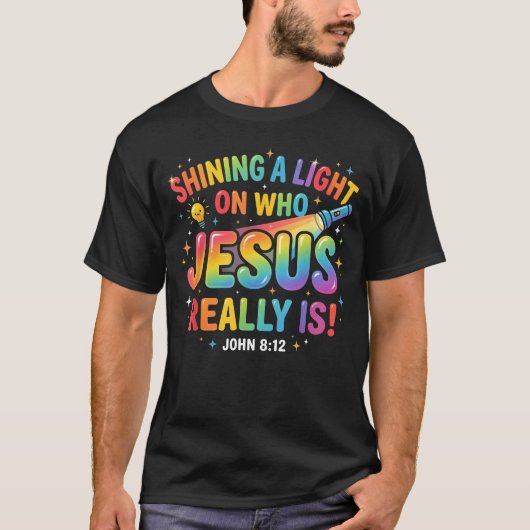 イエス様 世界の光 照明ステーション VBS Tシャツ (正面)
