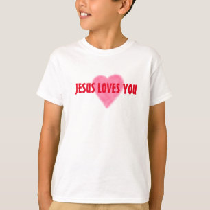 イエス様、少年のTシャツが大好き Tシャツ