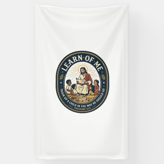 イエス様 教師 アシスタント 学校 支援スタッフ Tシャツ 横断幕 (縦)